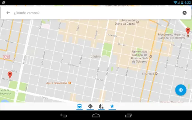 Cómo Llego Rosario android App screenshot 0