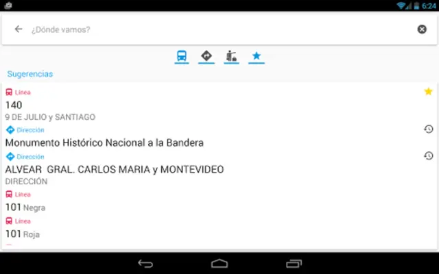 Cómo Llego Rosario android App screenshot 1