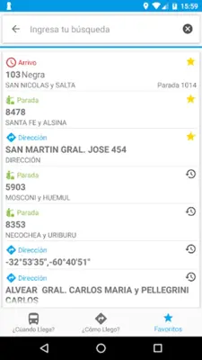 Cómo Llego Rosario android App screenshot 6